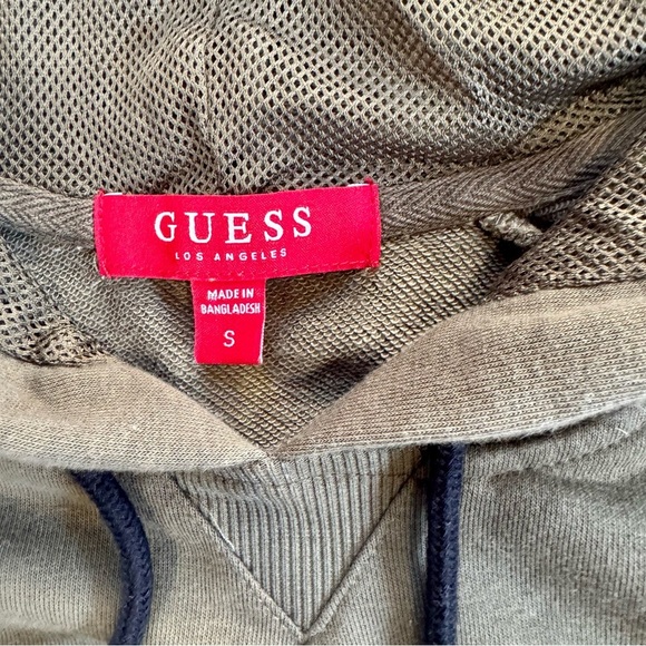 Guess womans green pullover short sleeve hoodie - Picture 6 of 6